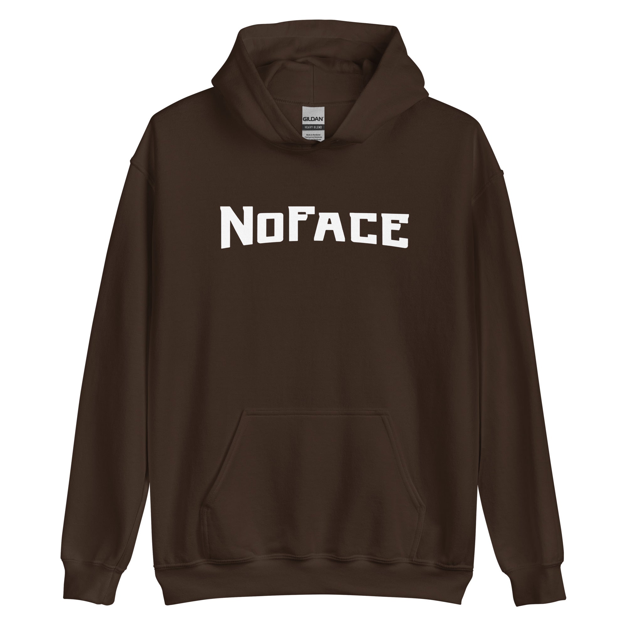 No Face Big Print Hoodie
