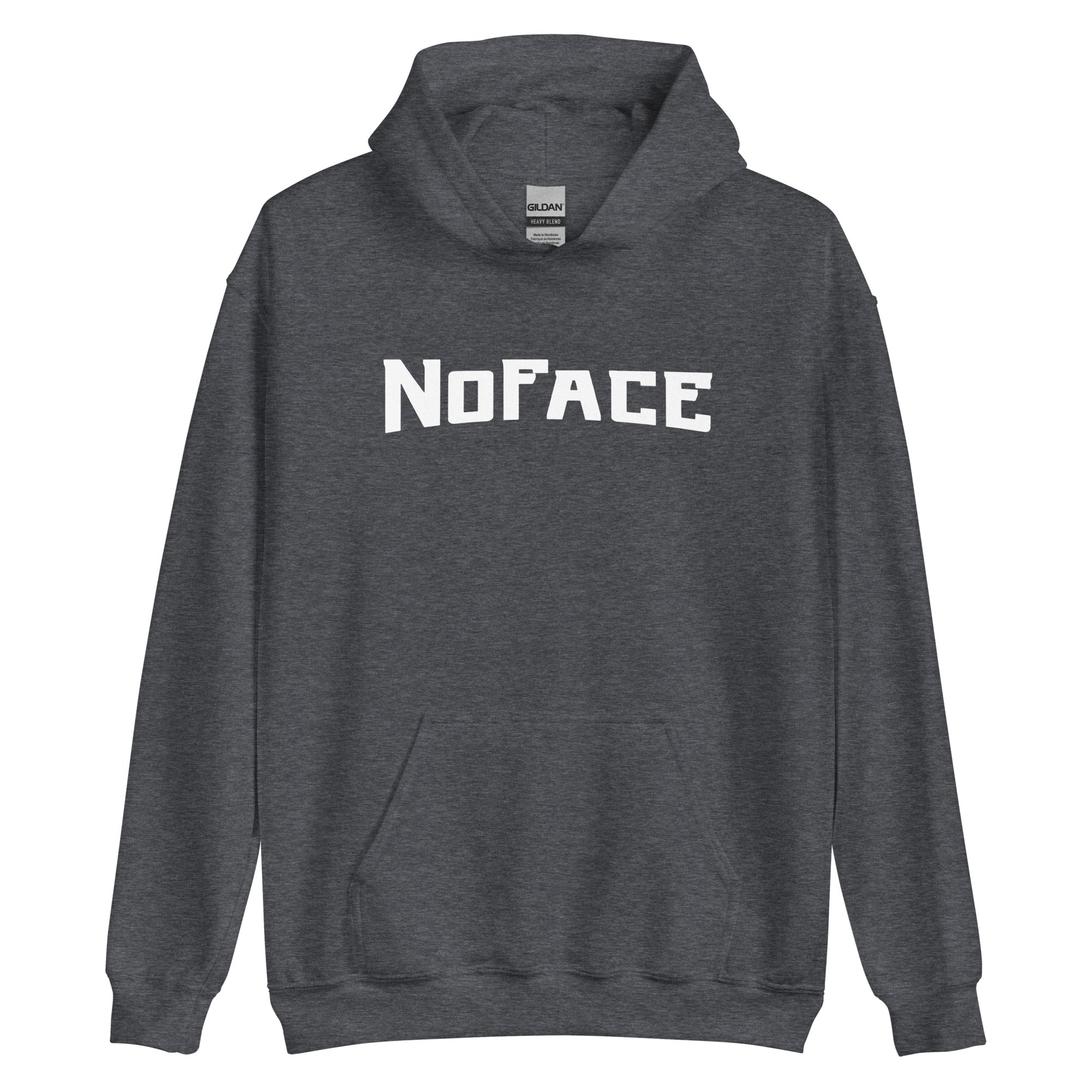 No Face Big Print Hoodie