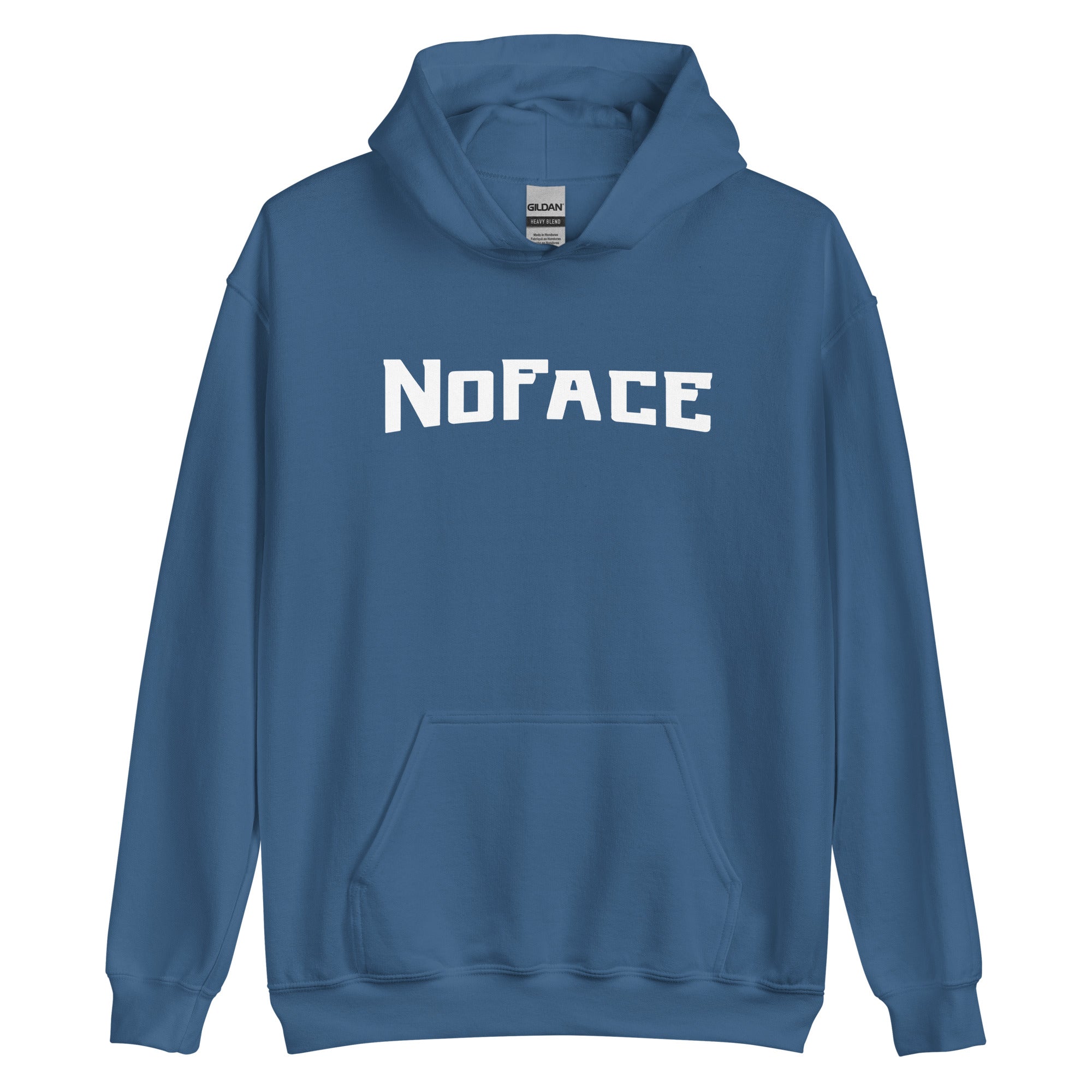 No Face Big Print Hoodie