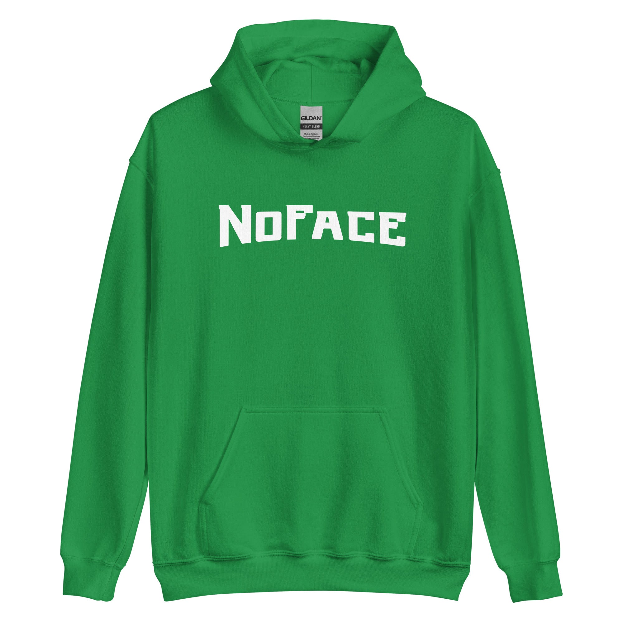 No Face Big Print Hoodie