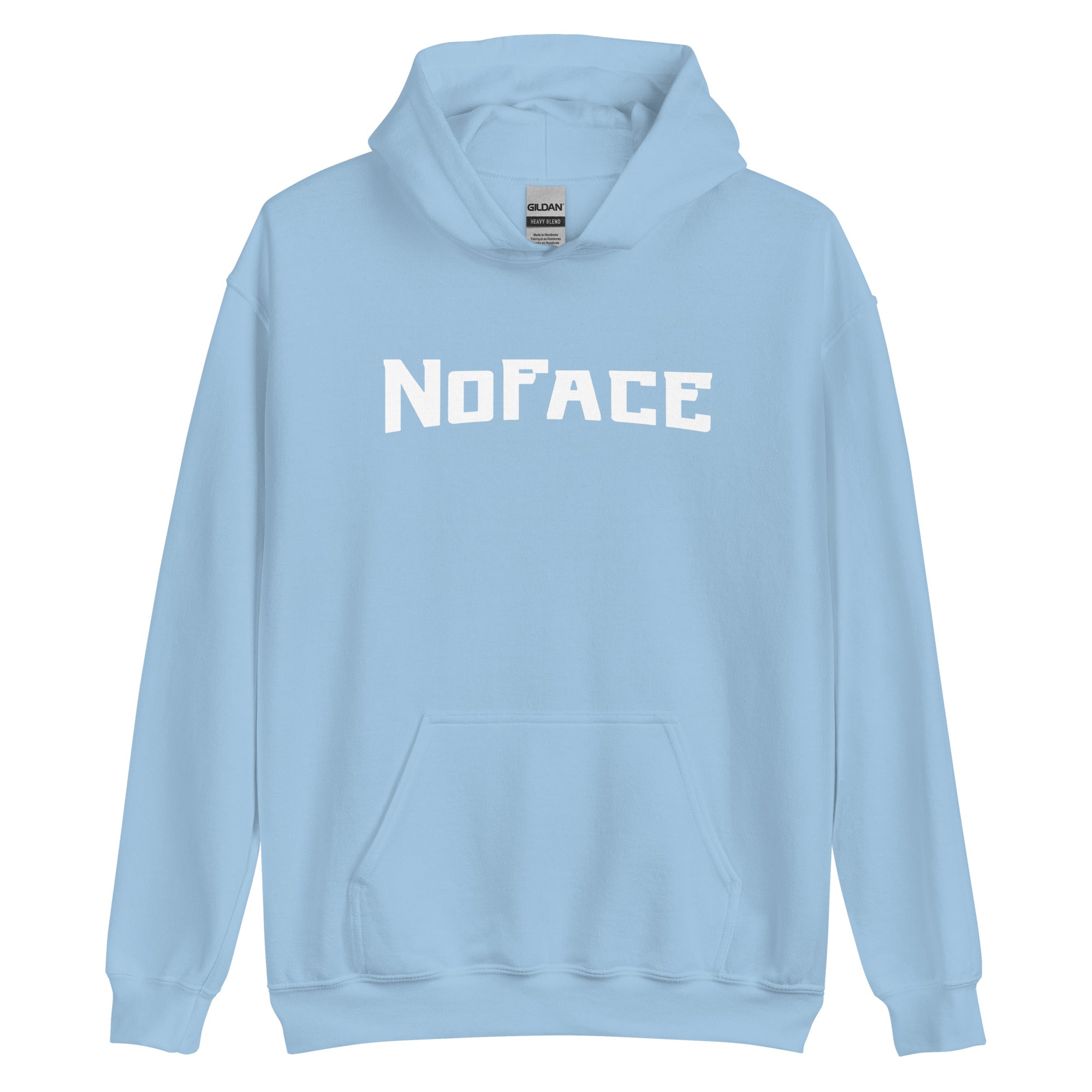 No Face Big Print Hoodie