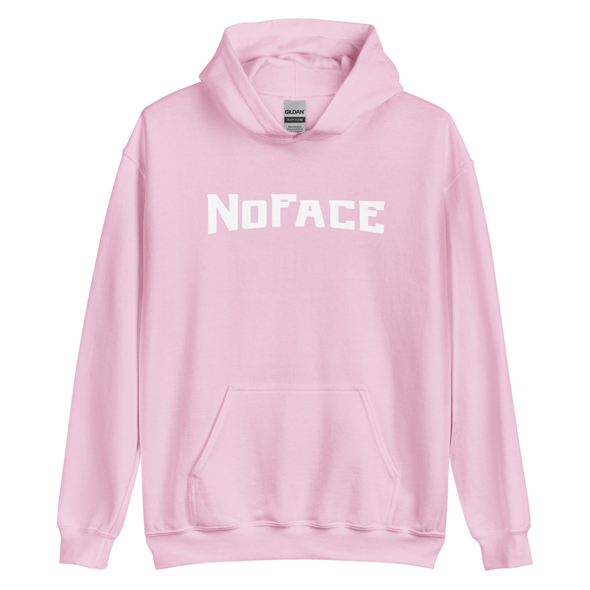 No Face Big Print Hoodie