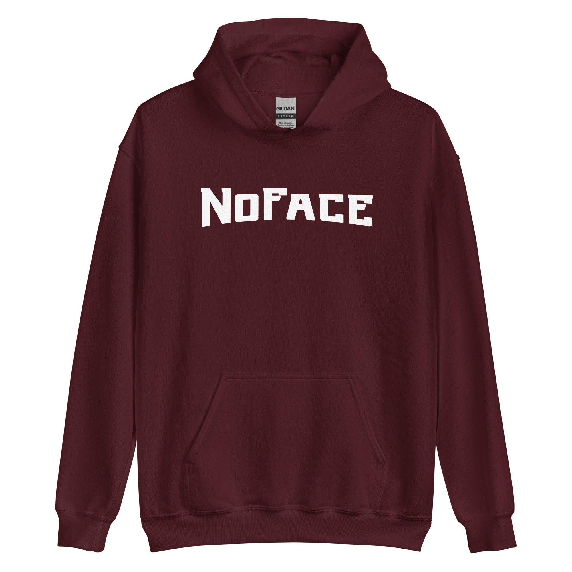 No Face Big Print Hoodie