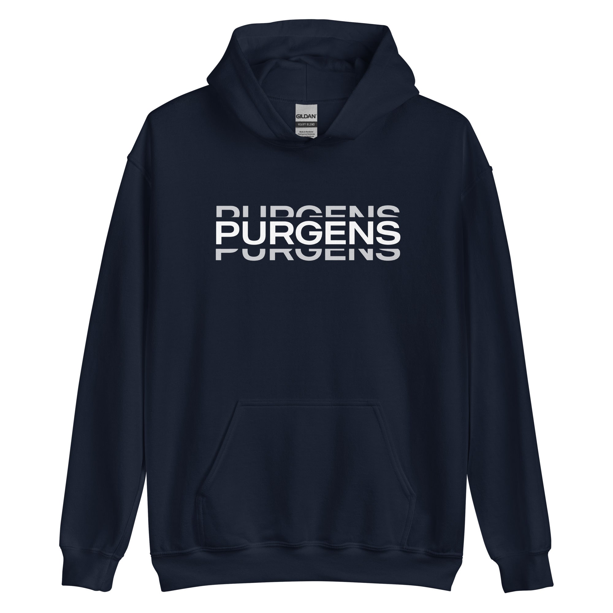 Purgens Big Print Hoodie