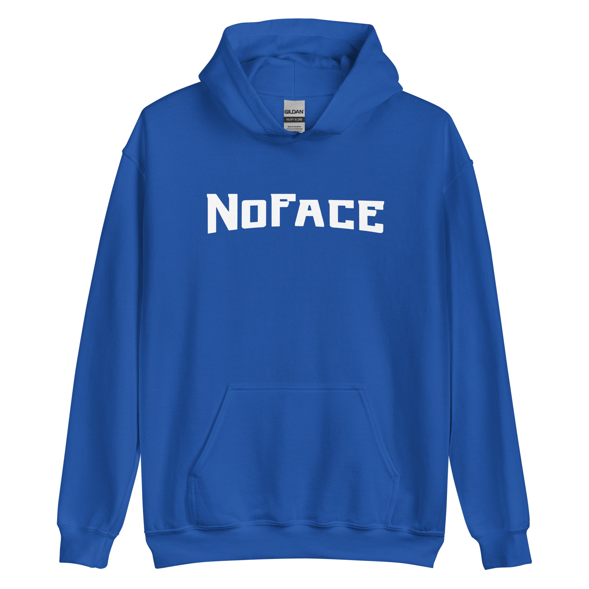 No Face Big Print Hoodie