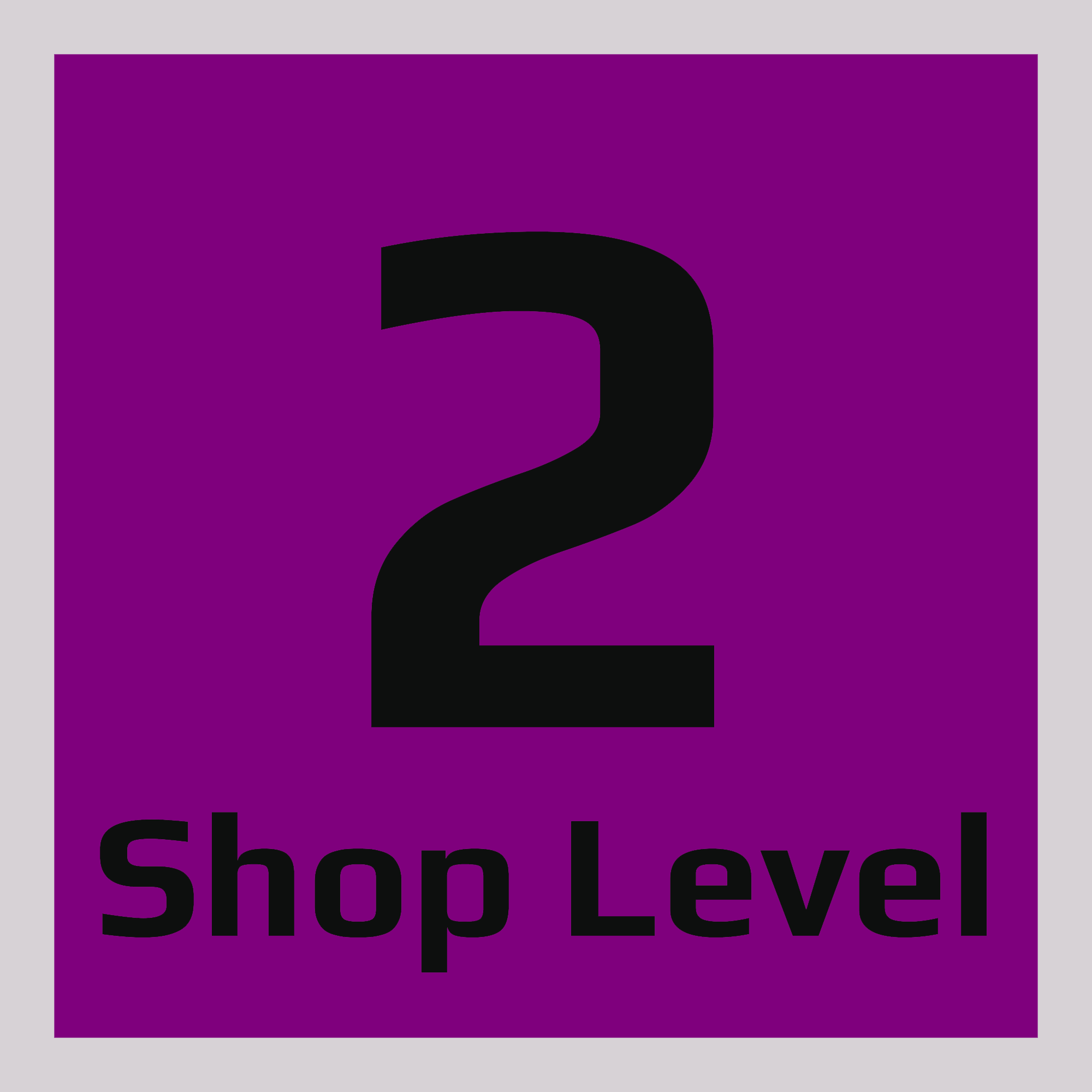 Lifetime Shop Level 2