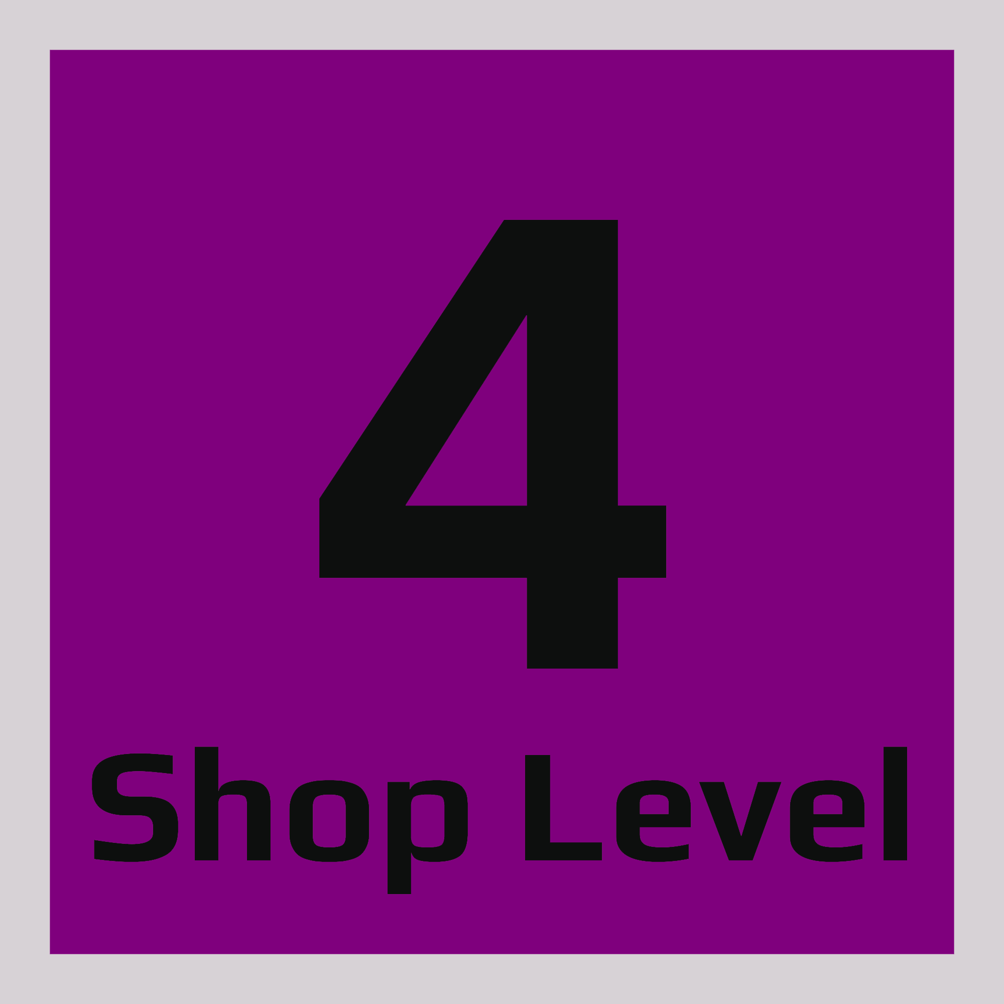 Lifetime Shop Level 4