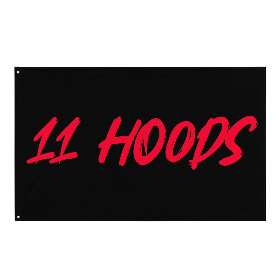 11 Hoods Wandflagge