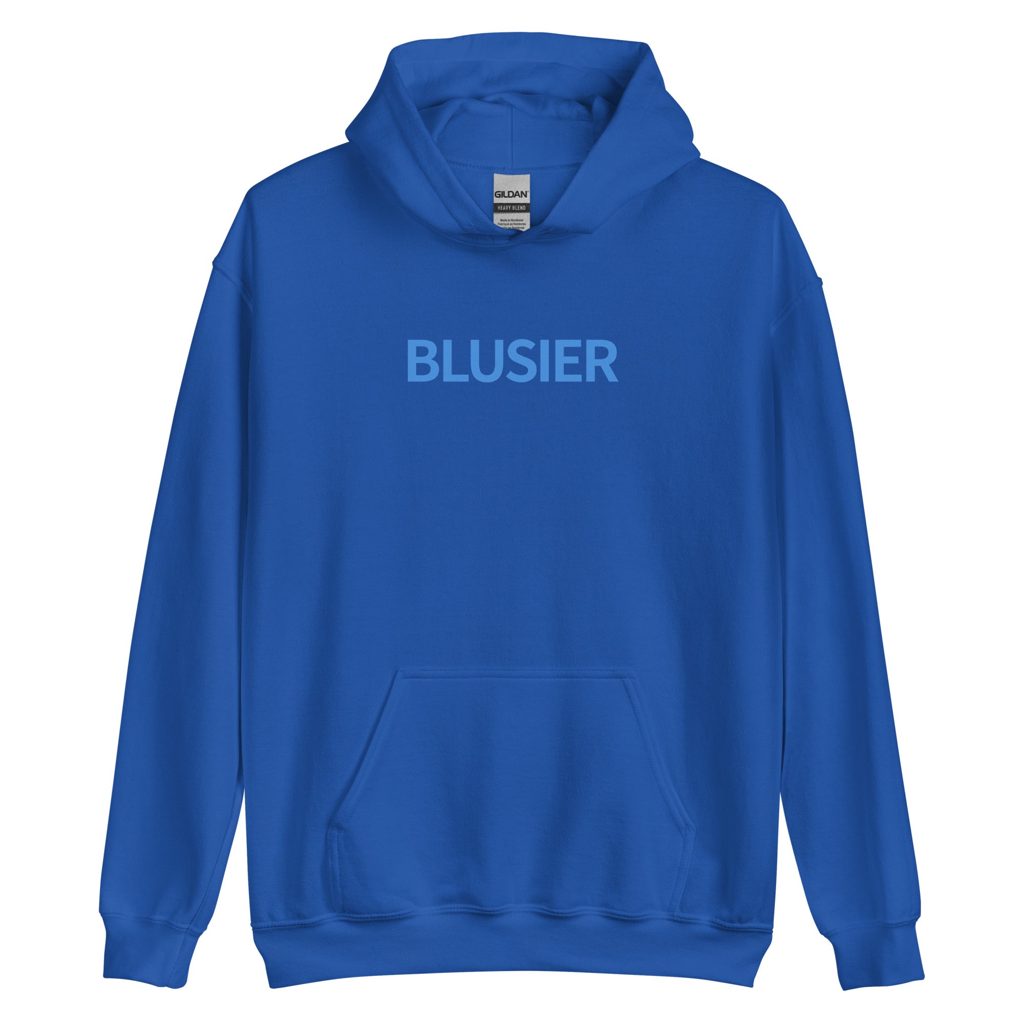 Big blue hoodie online